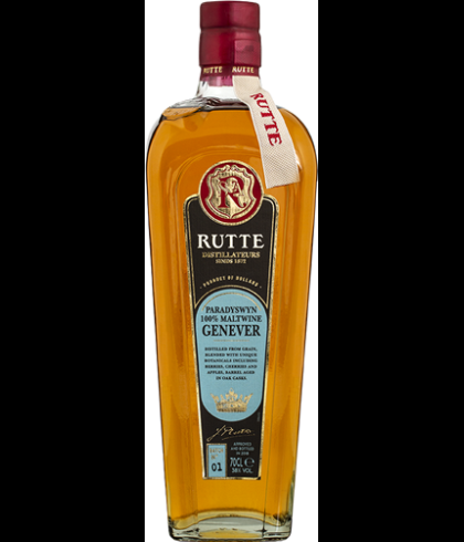 Rutte Paradyswyn 100% Maltwine Genever, jenever bij slijterij t Bockje in Bathmen