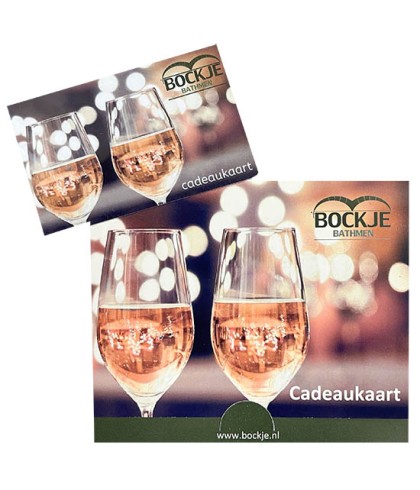Artikel Cadeaubon € 25,- (fysiek), bij slijterij ’t Bockje in Bathmen
