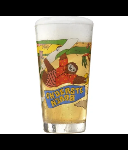 Hangende Harry IPA bierglas van een halve liter bij slijterij t Bockje in Bathmen