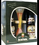 Pauwel Kwak geschenksverpakking 4 biertjes + glas