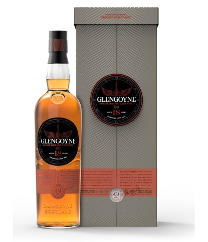 Fles Glengoyne 18 Years Old, single malt whisky, op voorraad bij slijterij t Bockje in Bathmen