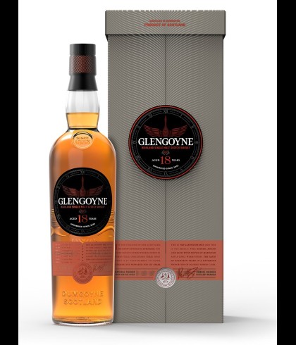 Fles Glengoyne 18 Years Old, single malt whisky, op voorraad bij slijterij t Bockje in Bathmen