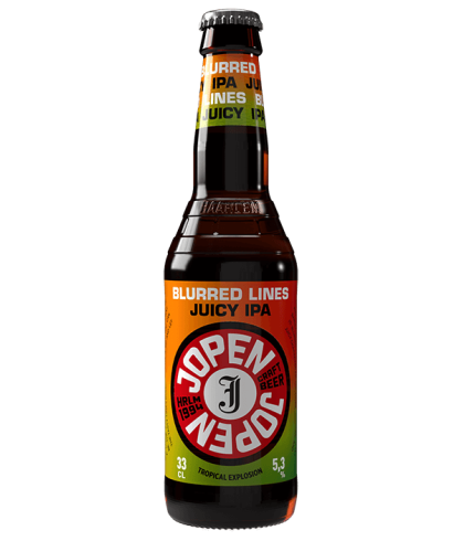 Fles Jopen Blurred Lines IPA, bier van Jopen, bij slijterij t Bockje in Bathmen