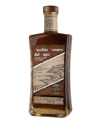 Fles Vecchio Amaro del Capo Centenary Reserve, rum, op voorraad bij slijterij t Bockje in Bathmen