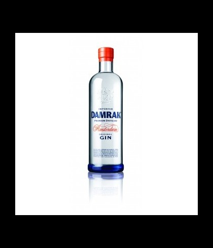 Fles Damrak Gin, gin, op voorraad bij slijterij t Bockje in Bathmen
