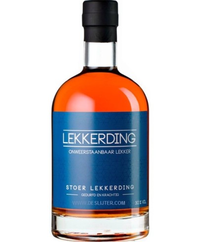 Likeur Stoer Lekkerding van Stoer, bij slijterij ’t Bockje in Bathmen