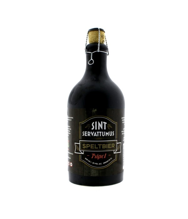 Sint Servattumus Spelt Tripel bier Stenen kruikje bij t Bockje in Bathmen