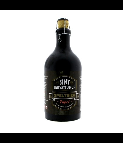 Sint Servattumus Spelt Tripel bier Stenen kruikje