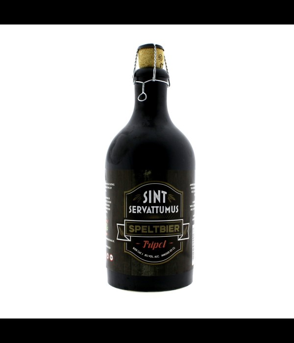 Sint Servattumus Spelt Tripel bier Stenen kruikje bij t Bockje in Bathmen