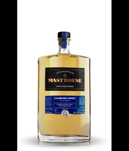 Fles Masthouse Column Malt Whisky, whisky, op voorraad bij slijterij t Bockje in Bathmen