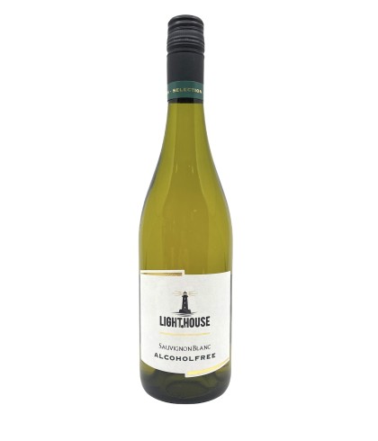 Alcoholvrije drank Lighthouse Sauvignon Blanc van Lighthouse, bij slijterij ’t Bockje in Bathmen