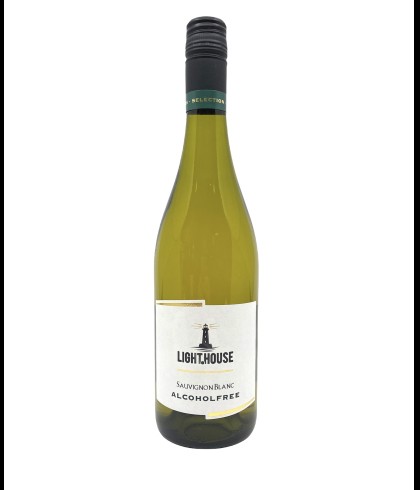 Alcoholvrije drank Lighthouse Sauvignon Blanc van Lighthouse, bij slijterij ’t Bockje in Bathmen