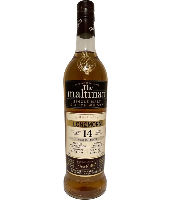 The Maltman Longmorn 2008 0,7L 53,6% bij t Bockje in Bathmen