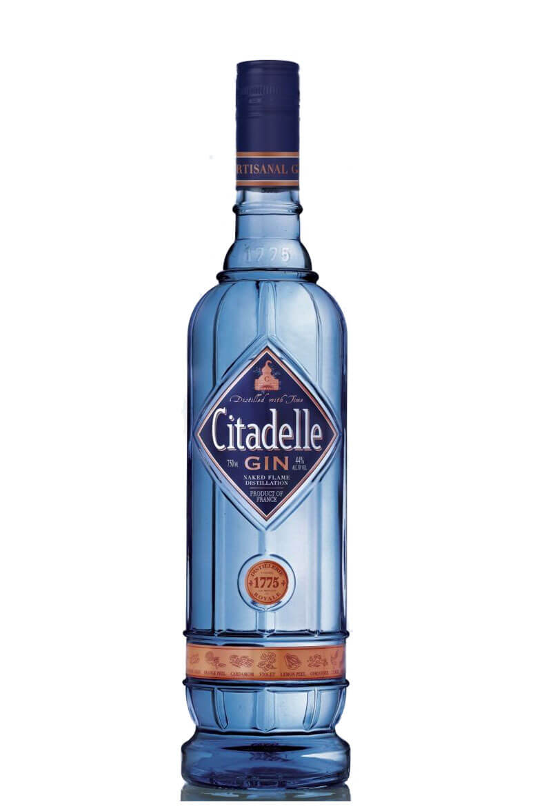 Fles Citadelle Gin, gin van Citadelle, op voorraad bij slijterij ’t Bockje in Bathmen