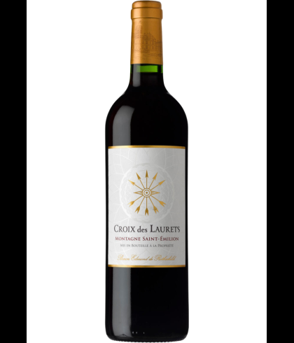 Fles Croix des Laurets Montagne Saint-Émilion, wijn op voorraad bij slijterij t Bockje in Bathmen