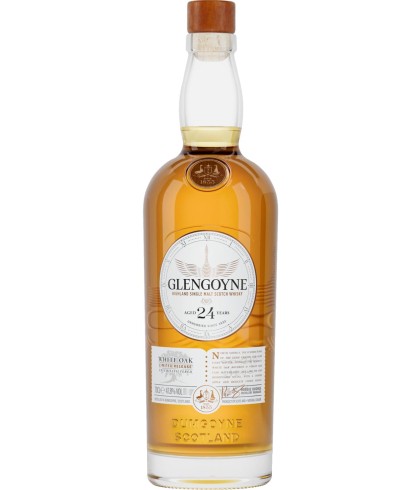 Fles Glengoyne White Oak 24 Years Old, single malt whisky, op voorraad bij slijterij t Bockje in Bathmen