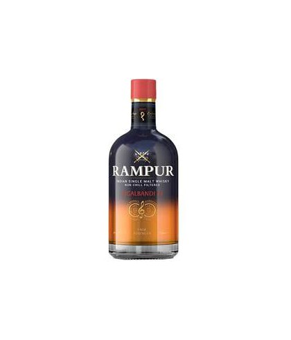Fles Rampur Jugalbandi 1 Moscatel, Indiase single malt whisky, op voorraad bij slijterij ’t Bockje in Bathmen