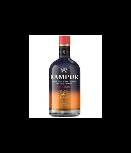 Fles Rampur Jugalbandi 1 Moscatel, Indiase single malt whisky, op voorraad bij slijterij t Bockje in Bathmen
