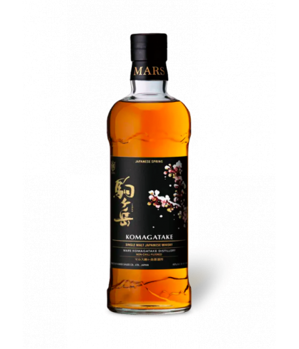 Fles Mars Komagatake Japanese Spring 2024, Japanse single malt whisky, op voorraad bij slijterij ’t Bockje in Bathmen
