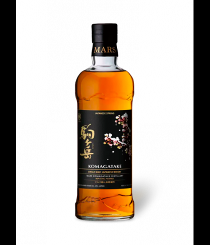 Fles Mars Komagatake Japanese Spring 2024, Japanse single malt whisky, op voorraad bij slijterij t Bockje in Bathmen
