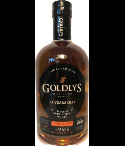 Fles GOLDYS Amontillado Finish 12 years old, whisky, op voorraad bij slijterij t Bockje in Bathmen