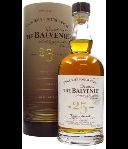 Fles The Balvenie 25 Years Old Rare Marriage, single malt whisky, op voorraad bij slijterij t Bockje in Bathmen