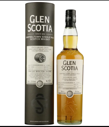 Fles Glen Scotia 6 Years Old Bordeaux Red Wine Single Cask, single malt whisky, op voorraad bij slijterij t Bockje in Bathmen