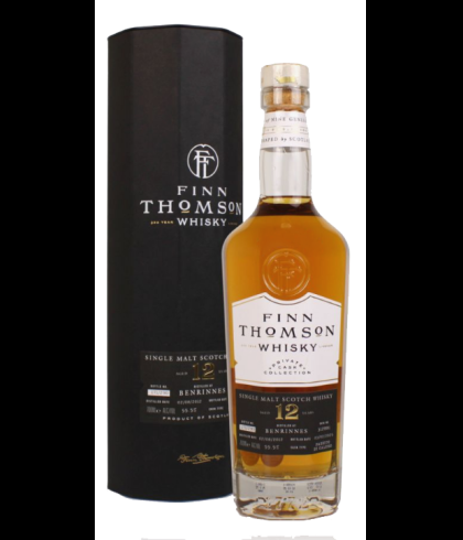 Fles Finn Thomson Benrinnes 2012 12 Years Old #312881, single malt whisky, op voorraad bij slijterij t Bockje in Bathmen