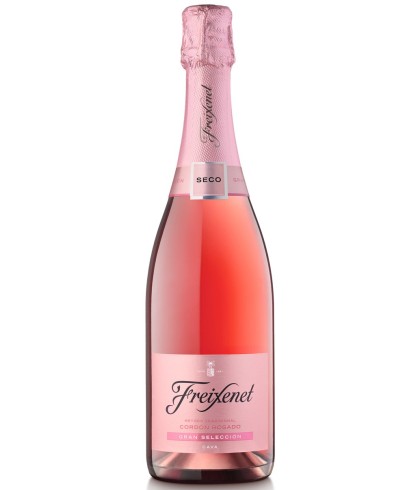 Fles Freixenet Cordón Rosado Gran Seleccion, wijn op voorraad bij slijterij t Bockje in Bathmen