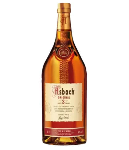 Asbach Uralt Original 3 Years Old Brandy, op voorraad bij slijterij t Bockje in Bathmen