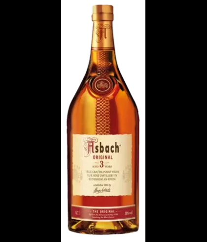 Asbach Uralt Original 3 Years Old Brandy, op voorraad bij slijterij t Bockje in Bathmen