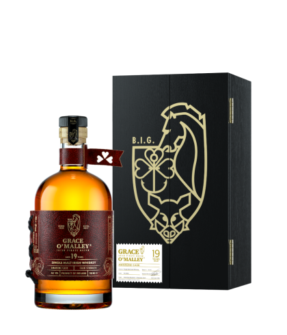 Fles Grace O’Malley 19 Years Old Amarone, single malt whisky, op voorraad bij slijterij t Bockje in Bathmen