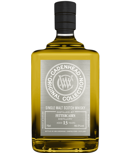 Fles Cadenhead’s Fettercairn 13 Years Old, single malt whisky, op voorraad bij slijterij t Bockje in Bathmen