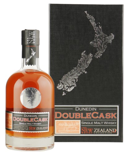 Botella de Dunedin Double Cask New Zealand Whisky Collection, whisky