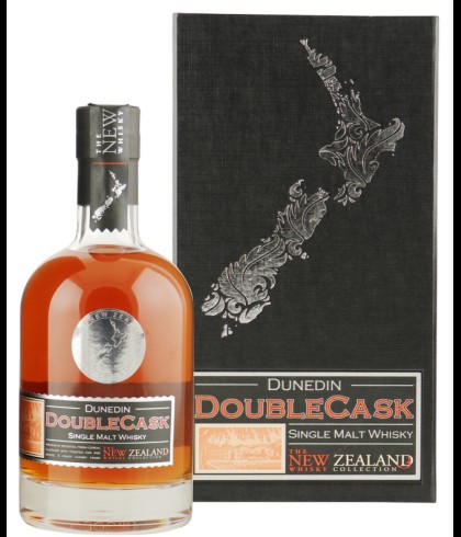 Botella de Dunedin Double Cask New Zealand Whisky Collection, whisky