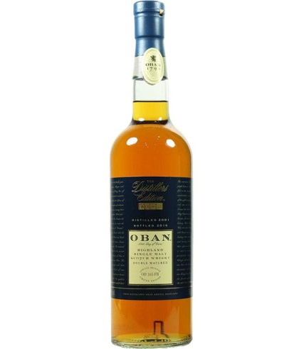 Fles Oban Distillers Edition 2001, Schotse Highland single malt uit Oban, bij slijterij ’t Bockje in Bathmen