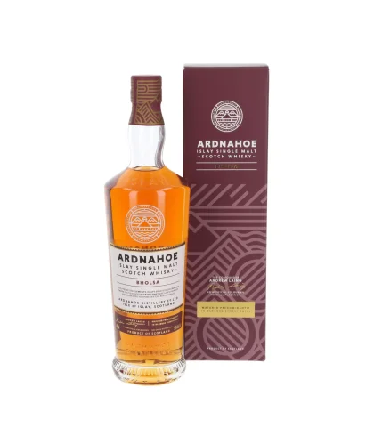 Fles Ardnahoe Bholsa, single malt whisky, op voorraad bij slijterij t Bockje in Bathmen