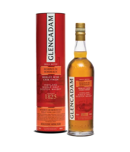 Fles Glencadam Réserve de Bordeaux, single malt whisky, op voorraad bij slijterij t Bockje in Bathmen