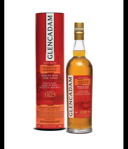 Fles Glencadam R&eacute;serve de Bordeaux, single malt whisky, op voorraad bij slijterij t Bockje in Bathmen