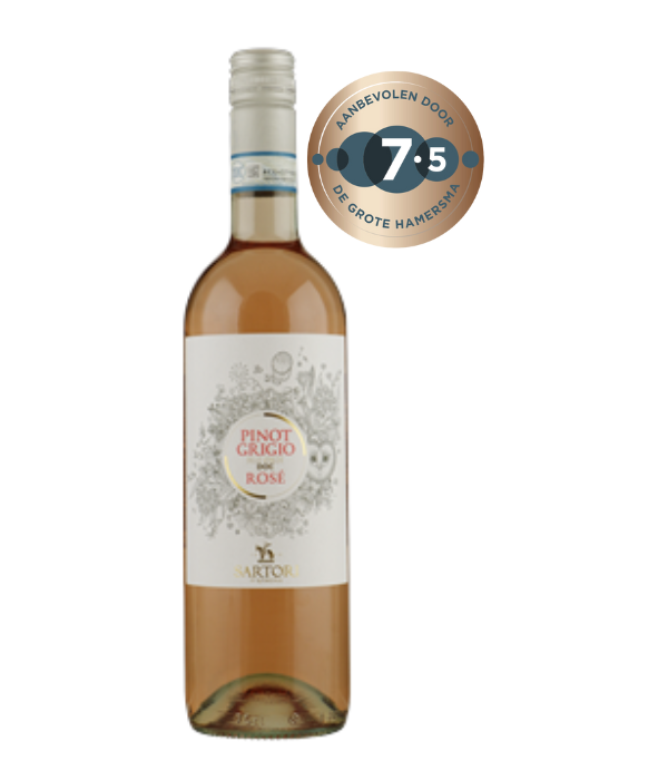 Sartori Pinot Grigio Rosé, wijn bij t Bockje in Bathmen