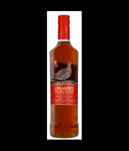 Fles The Famous Grouse Sherry Cask Finish, Schotse blended whisky, op voorraad bij slijterij t Bockje in Bathmen
