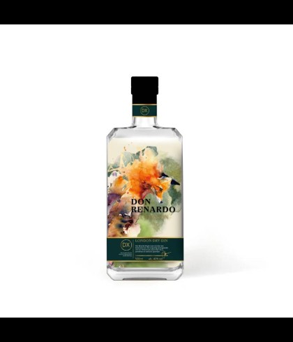 Fles Brouwhoeve Don Renardo Gin DX Edition, gin, op voorraad bij slijterij t Bockje in Bathmen
