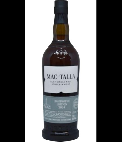 Fles Mac-Talla Lighthouse Edition 2024, Islay single malt whisky, op voorraad bij slijterij t Bockje in Bathmen