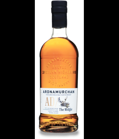 Fles Ardnamurchan AD The Midgie, single malt whisky, op voorraad bij slijterij t Bockje in Bathmen