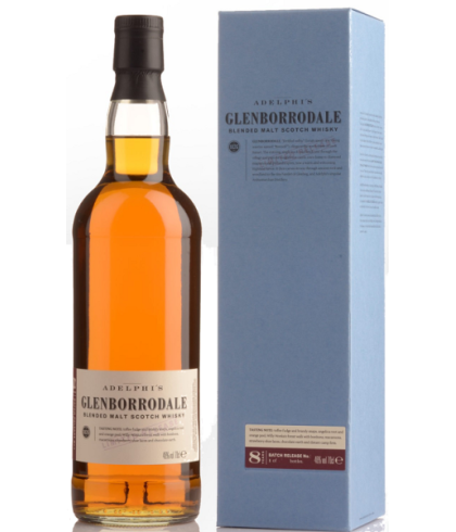 Fles Adelphi’s Glenborrodale 8Y Batch No. 2, single malt whisky, op voorraad bij slijterij t Bockje in Bathmen