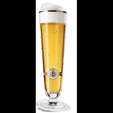 Warsteiner voetglas 40 cl.