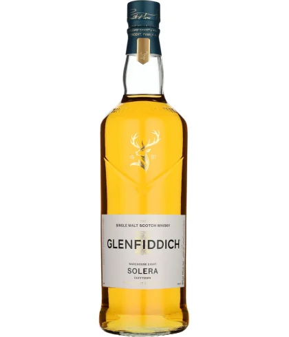 Fles Glenfiddich Solera Vat Finish, whisky, bij slijterij t Bockje in Bathmen