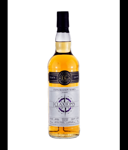 Fles Claxton&rsquo;s Exploration Dailuaine 8 Years Old 2013, single malt whisky, op voorraad bij slijterij t Bockje in Bathmen