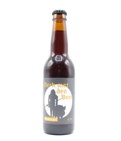 Derk met den Beer Quadrupel, bier bij slijterij t Bockje in Bathmen