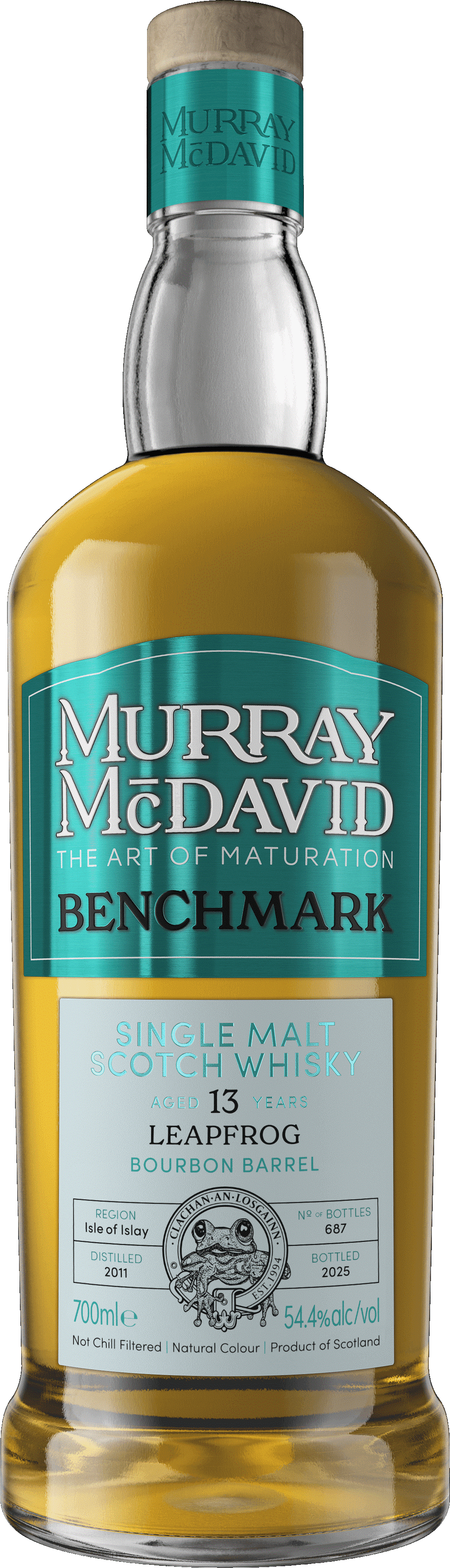 Fles Schotse whisky van bottelaar Murray McDavid, op voorraad bij slijterij t Bockje in Bathmen